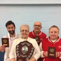 Lesley Crowe, David Sharpe, John Jeffery and Steve Hall claim maiden fours title Lesley Crowe, David Sharpe, John Jeffery and Steve Hall claim maiden fours title
