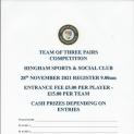 Two Bowls Pairs Team Comp announced