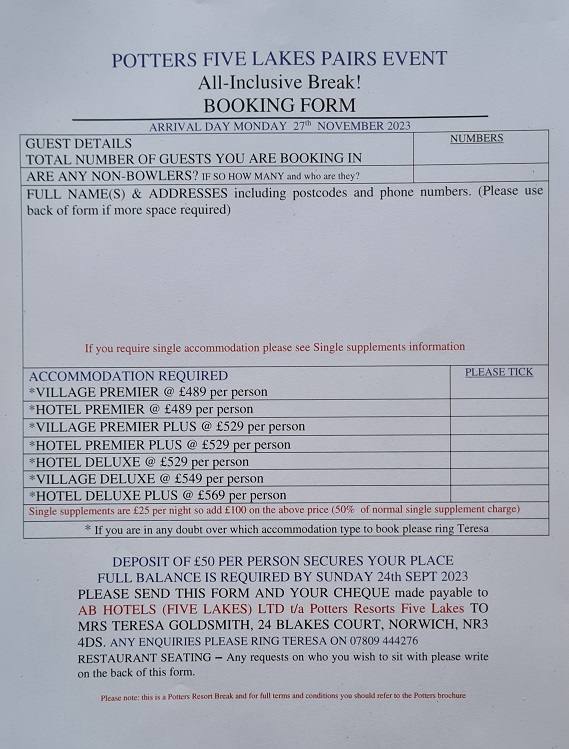 fivelake pic booking