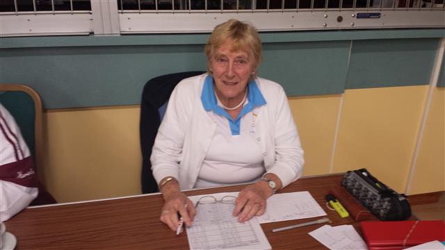 Sheila Ward at the Control Table